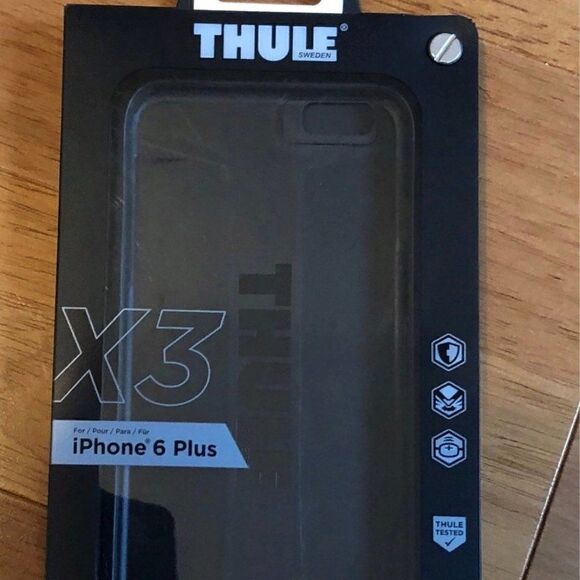 Iphone 6 Plus Thule Atmos X3 Slim Case Black New - Picture 1 of 2